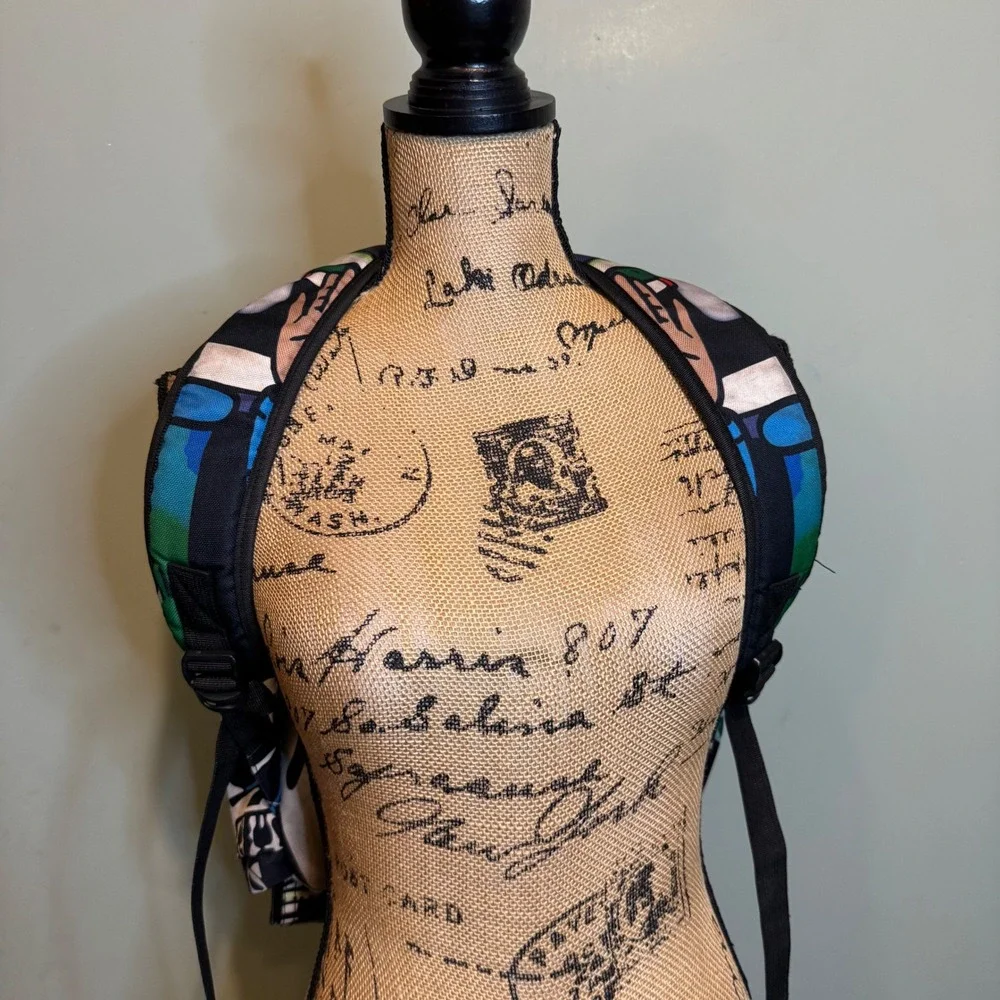 Snoop Dogg Wiz Khalifa Graphic Backpack Hip Hop Streetwear‎ Multicolor Bag Zaza